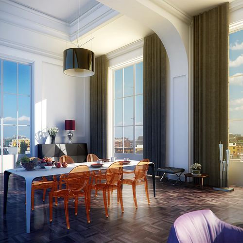 Hammersmith apartment dining room
