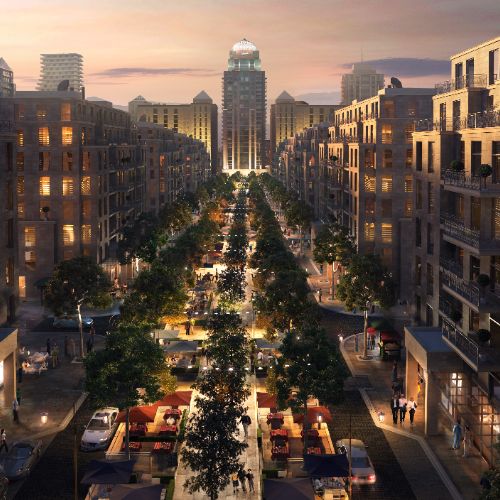 Boulevard, street level